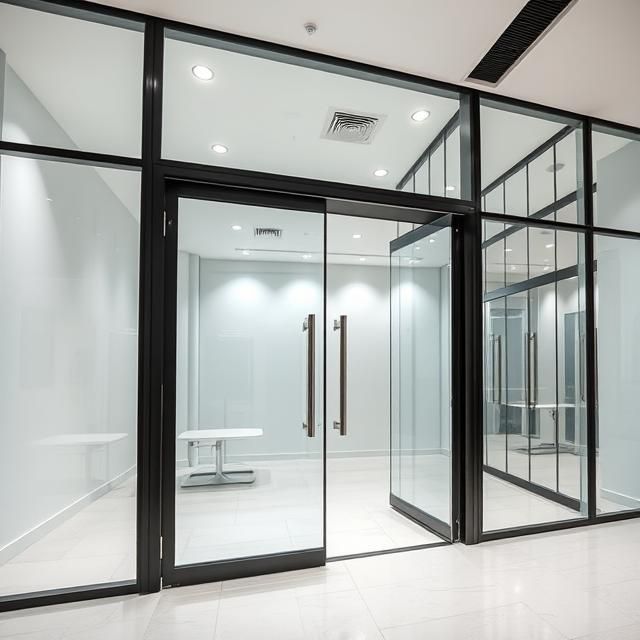 Aluminium Glass Partition
