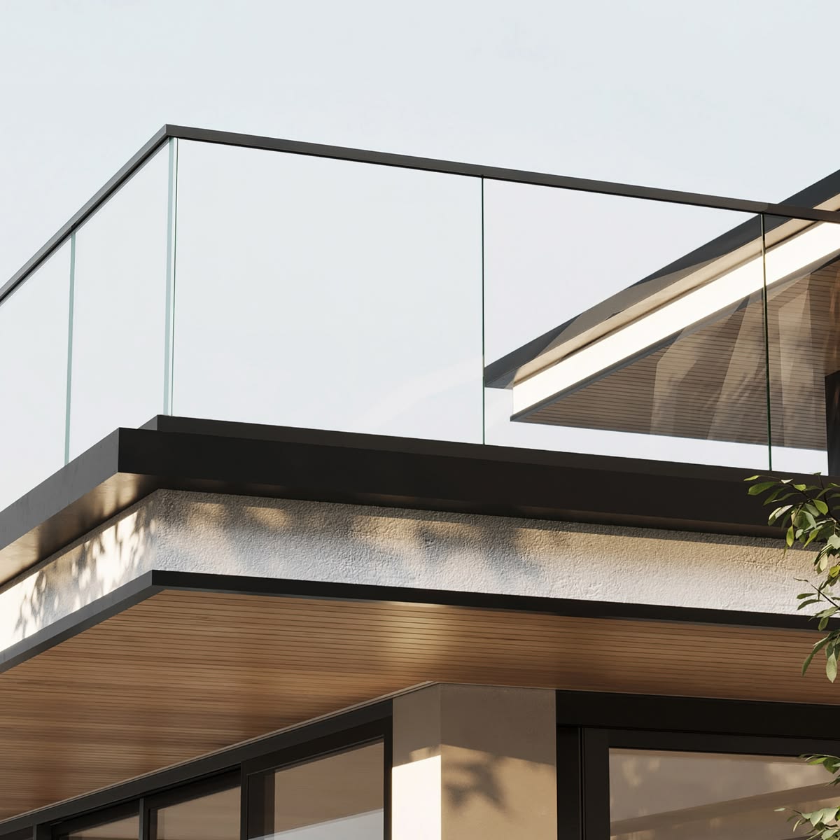 Channel Glass Railing