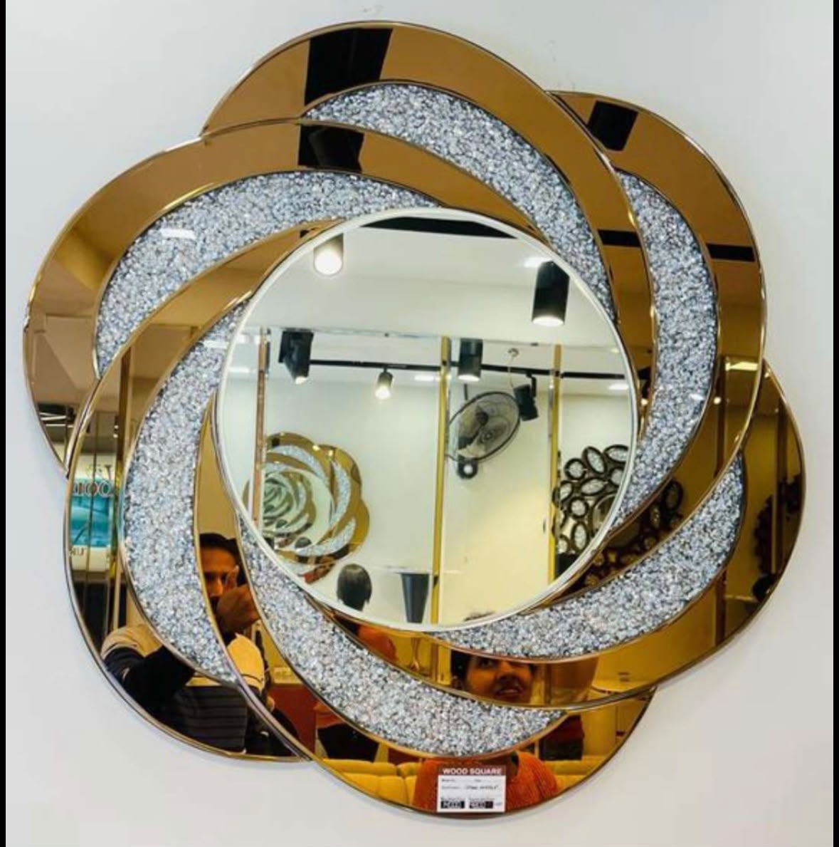 decorated mirror