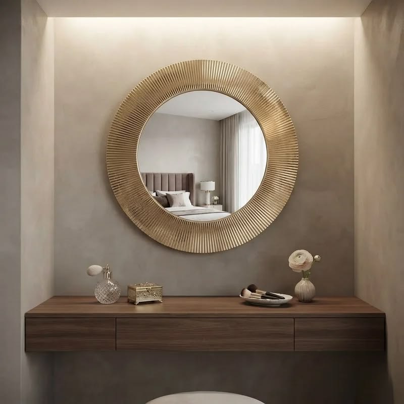 Designer Round Mirror